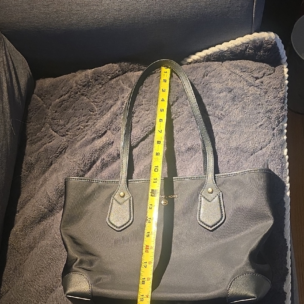 Michael Kors Black and Gold Logo Detail
